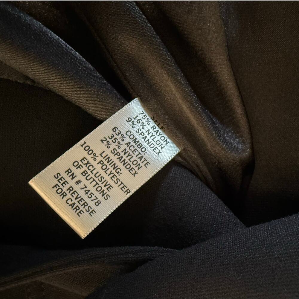 Cache Contour Collection 2 Piece Set Black Blazer… - image 3